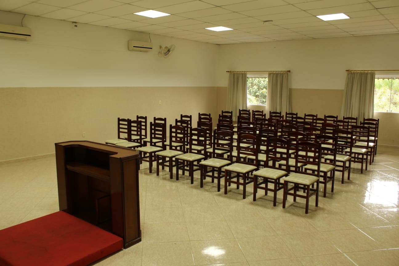 Sala de eventos da Pousada Mato de Dentro